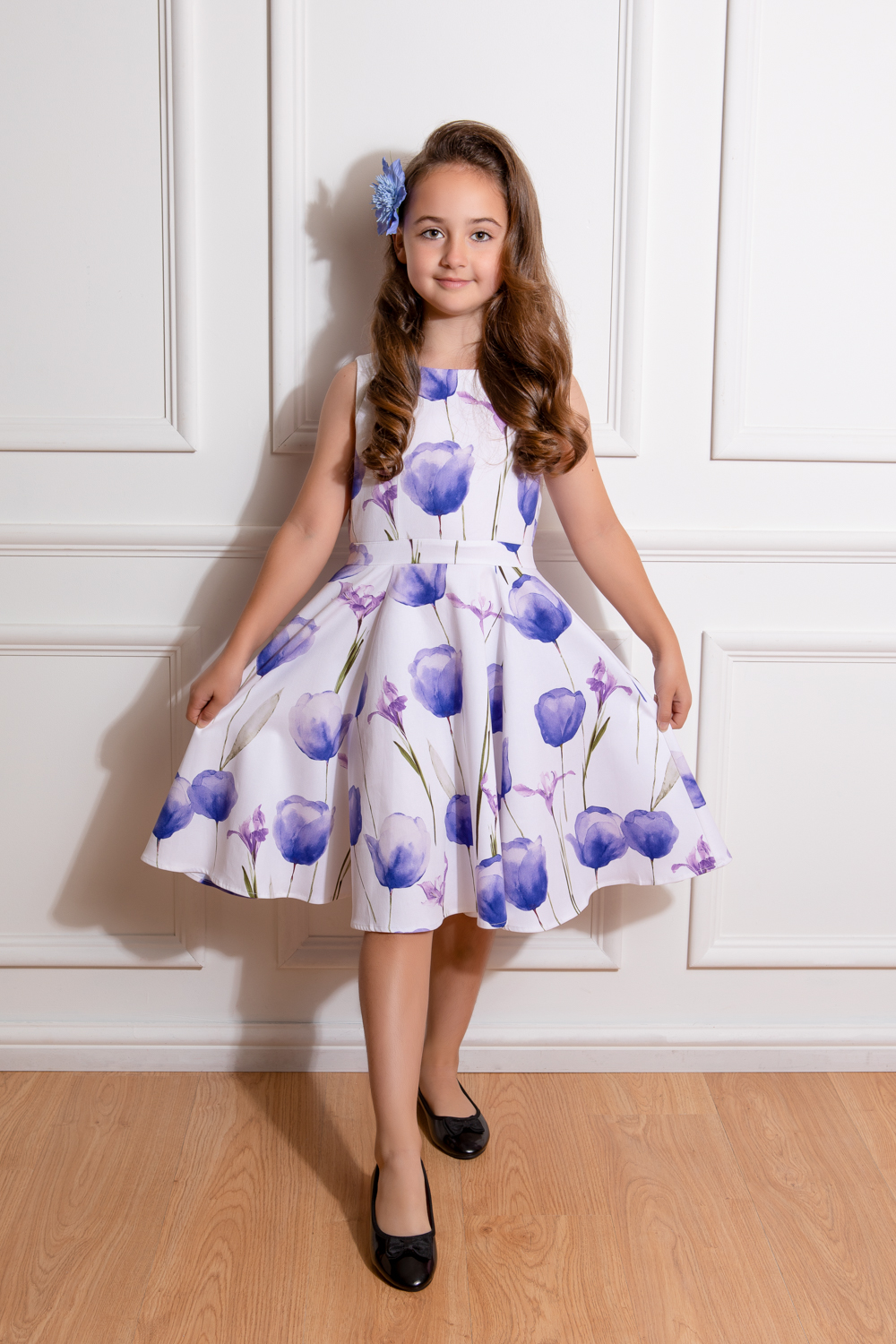 Cathy Floral Swing Dress in Kids